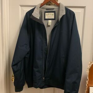 ORVIS Men's Warm-Up Jacket, Fleece Lined